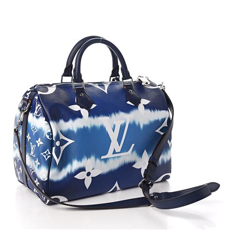 louis vuitton monogram escale|LOUIS VUITTON Monogram Escale Speedy Bandouliere 30 Blue .